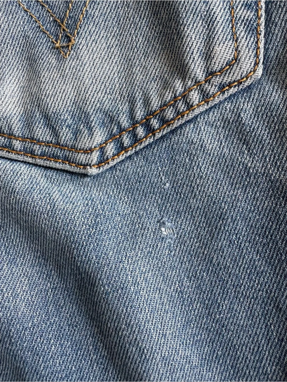 Re/done Levi’s Vintage Wide-Leg Flare Two Tone Jeans